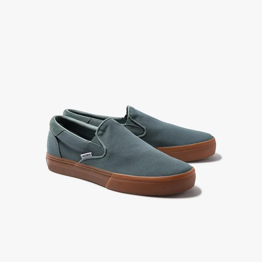 Alternative view of Giày Lacoste Jump Serve Slip Canvas Vulcanised Green Gum 7-42CMA0033AAT