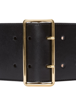 Alternative view of Thắt Lưng Alexander McQUEEN Military 'Black' 5584521BR0M1000