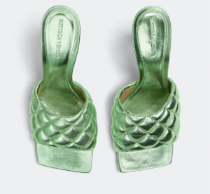 Alternative view of Giày Cao Gót Bottega Veneta Padded Mule 'Pistachio' 592015V27M03505