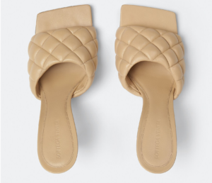 Alternative view of Giày Cao Gót Bottega Veneta Padded Mule 'Cane Sugar' 592015VBRR02624