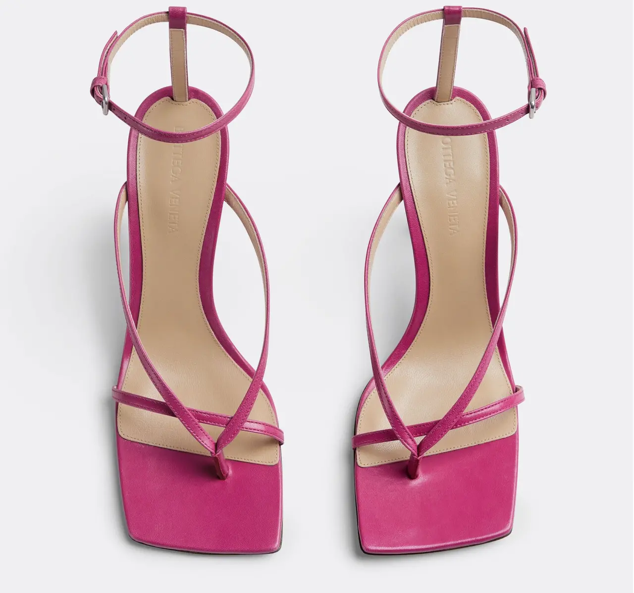 Alternative view of GIày Cao Gót Bottega Veneta Stretch Strap Sandal 'Hollyhock' 608835VBSF05148