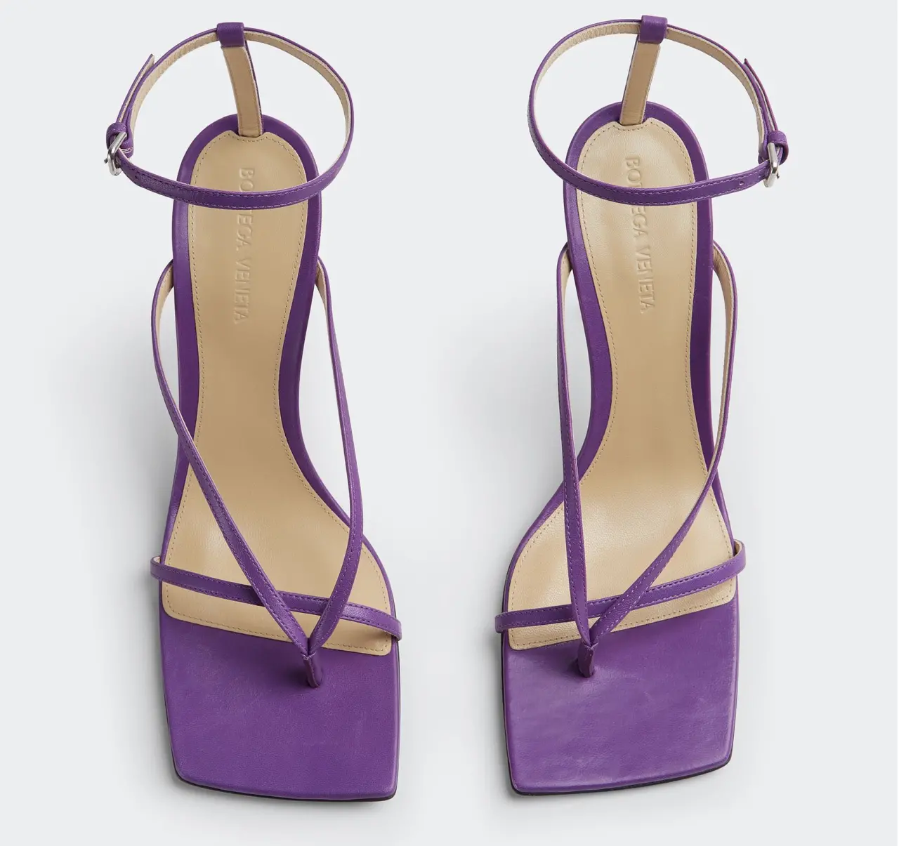 Alternative view of Giày Cao Gót Bottega Veneta Stretch Strap Sandal 'Clematis' 608835VBSF06074