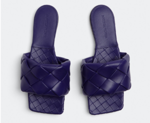 Alternative view of Dép Bottega Veneta Lido Flat Sandal 'Unicorn' 608853VBSS06085