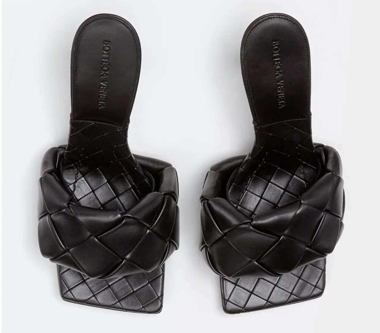 Alternative view of Giày Cao Gót Bottega Veneta Lido Mule 'Black' 608854VBSS01000