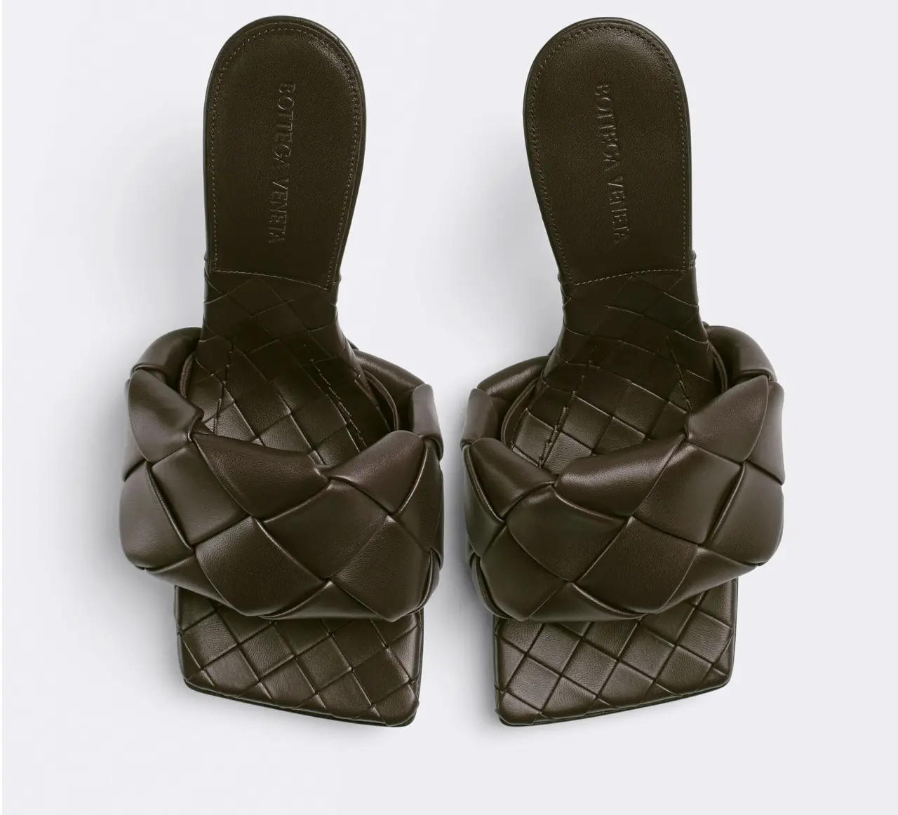 Alternative view of Giày Cao Gót Bottega Veneta Lido Mule 'Fondant' 608854VBSS02113