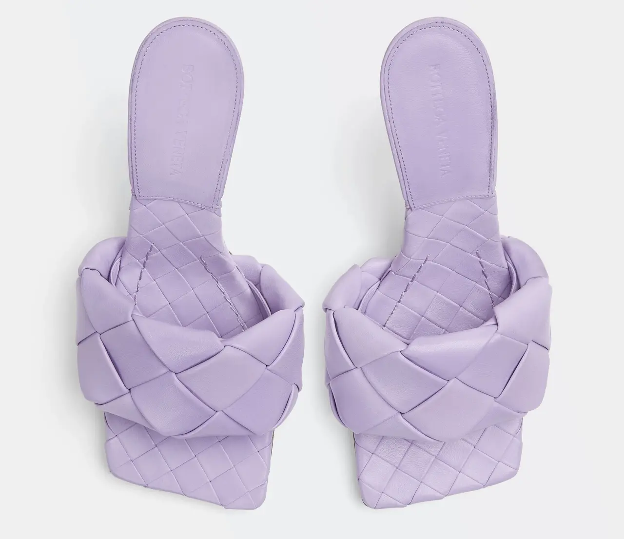 Alternative view of Giày Cao Gót Bottega Veneta Lido Mule 'Wisteria' 608854VBSS05119