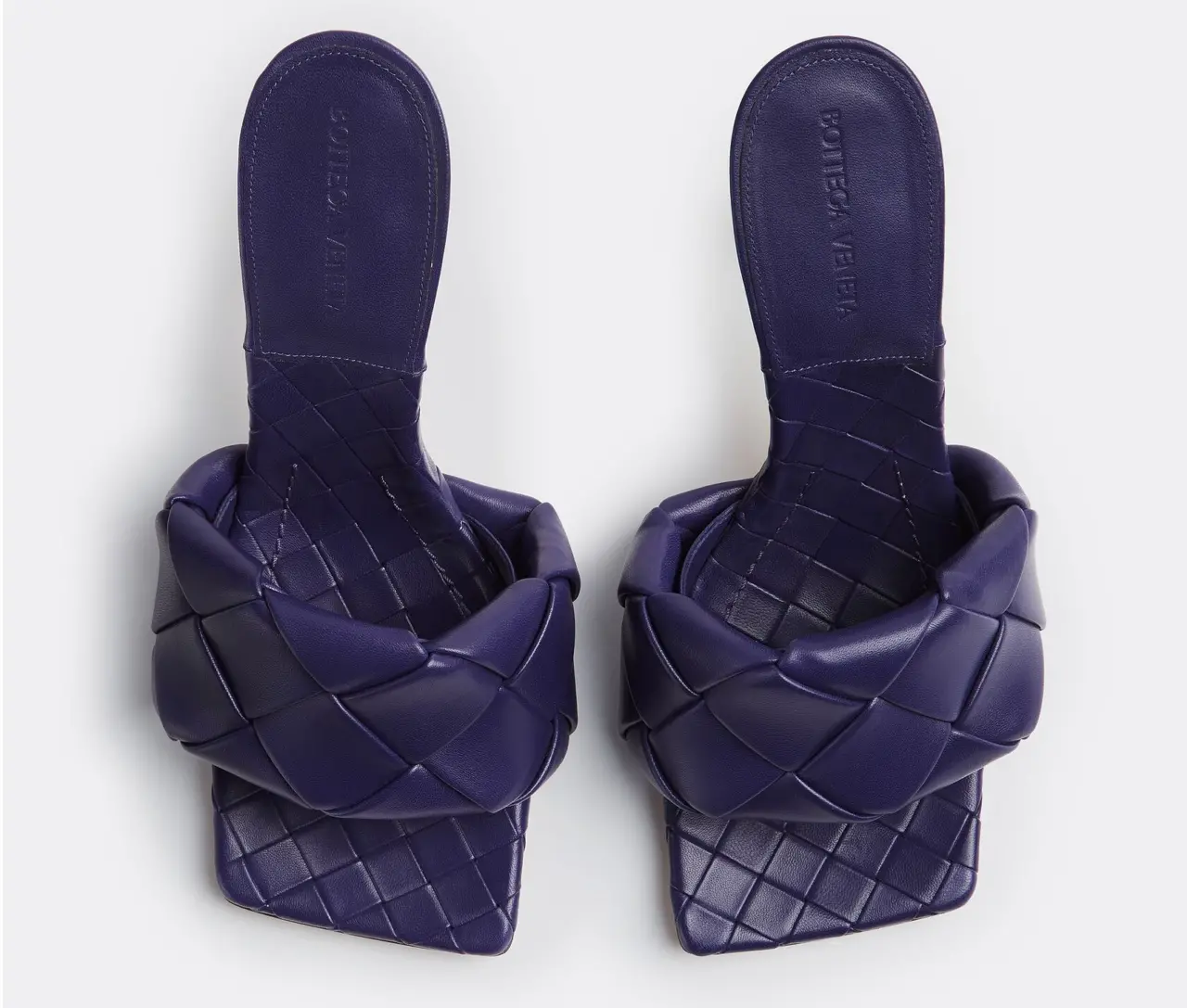 Alternative view of Giày Cao Gót Bottega Veneta Lido Mule 'Unicorn' 608854VBSS06085