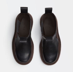 Giay Bottega Veneta Tire Chelsea Boot 'Black Ebony' 630284VBS501257