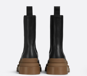 Giay Bottega Veneta Tire Chelsea Boot 'Black Jute' 630284VBS501449