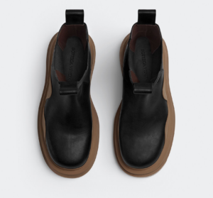 Giay Bottega Veneta Tire Chelsea Boot 'Black Jute' 630284VBS501449