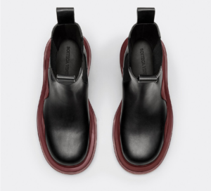 Giay Bottega Veneta Tire Chelsea Boot 'Black Cherry' 630284VBS501507