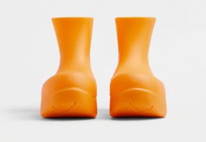 Alternative view of Giày Bottega Veneta Puddle Ankle Boot 'Tangerine' 640043V00P07593