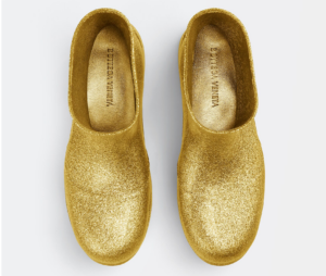 Alternative view of Giày Bottega Veneta Puddle Ankle Boot 'Gold' 640043V10Q08265