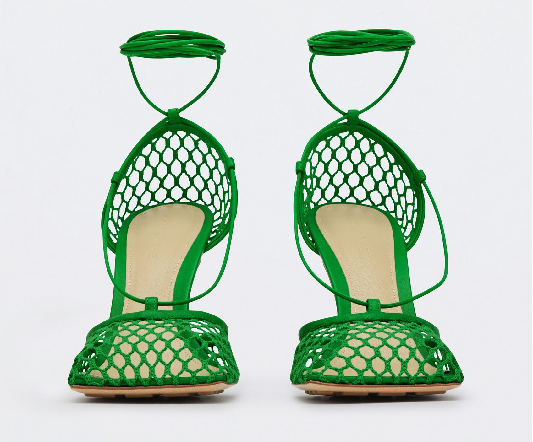 Giày Cao Gót Bottega Veneta Sandal 'Grass' 651388VBSD33730 - Ảnh 4