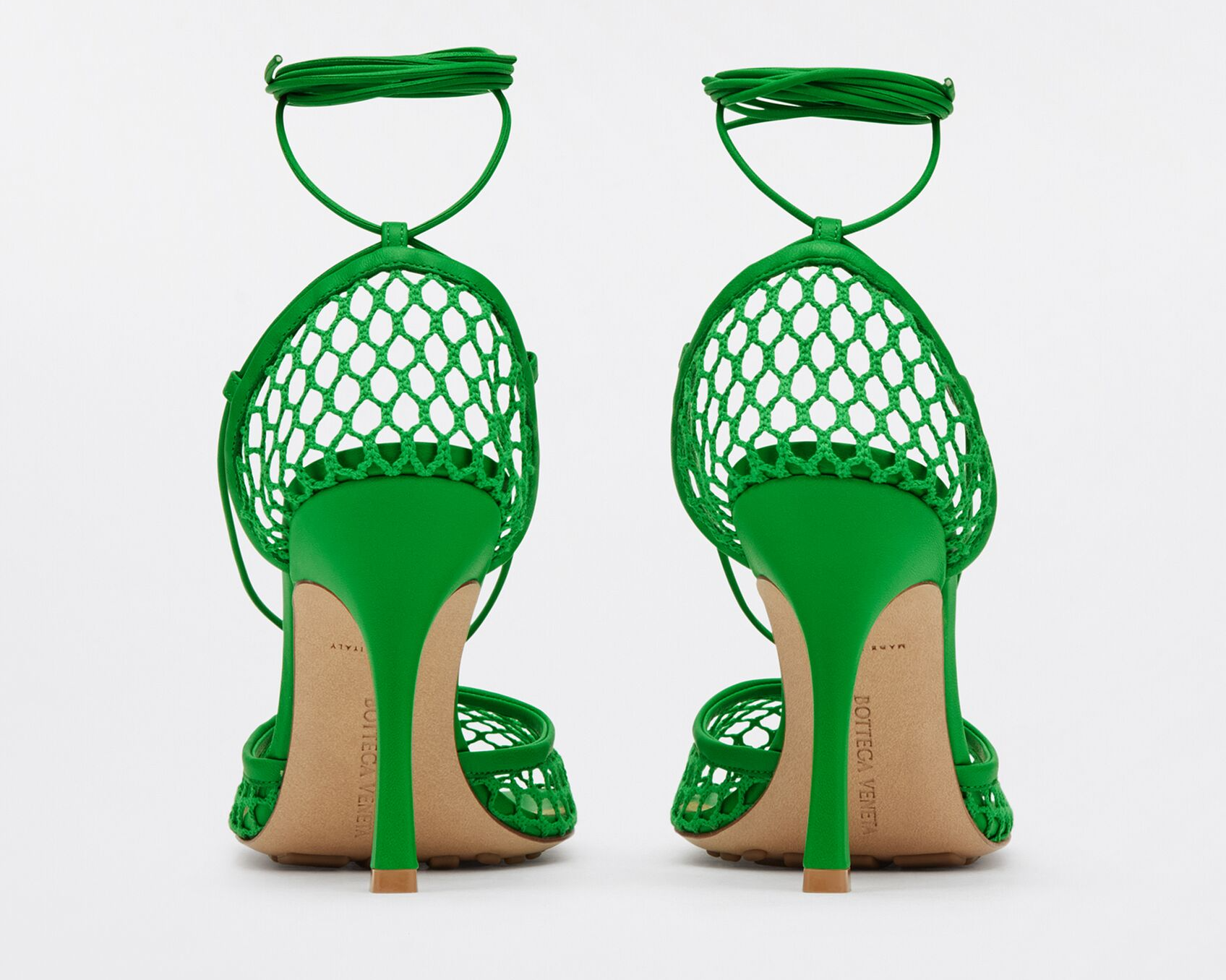 Giày Cao Gót Bottega Veneta Sandal 'Grass' 651388VBSD33730 - Ảnh 3