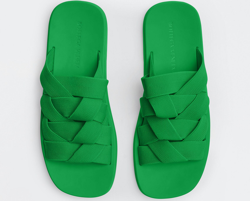 Dép Bottega Veneta Plat Mule 'Grass' 651402V0GV03730 - Ảnh 2