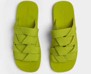 Alternative view of Dép Bottega Veneta Plat Mule 'Kiwi' 651402V0GV07278