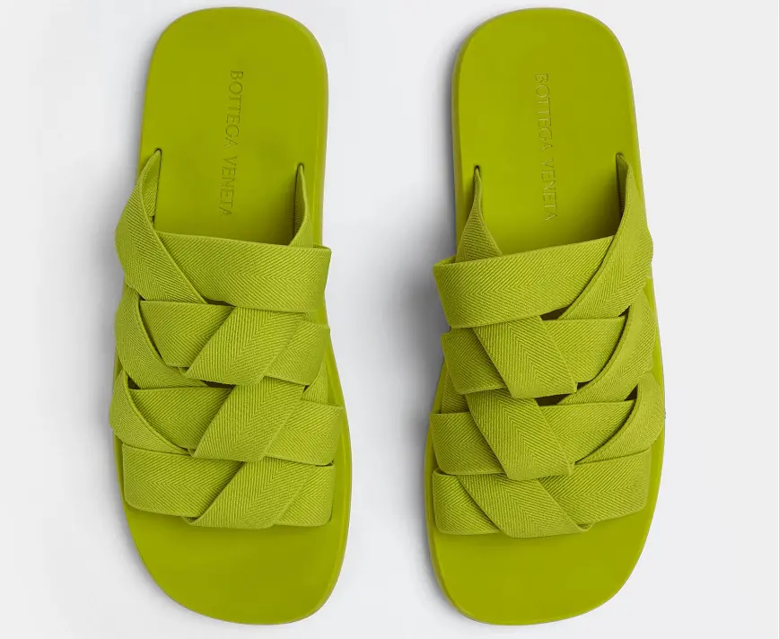 Alternative view of Dép Bottega Veneta Plat Mule 'Kiwi' 651402V0GV07278