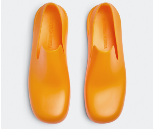 Alternative view of Dép Bottega Veneta Puddle 'Tangerine' 658767V00P07593