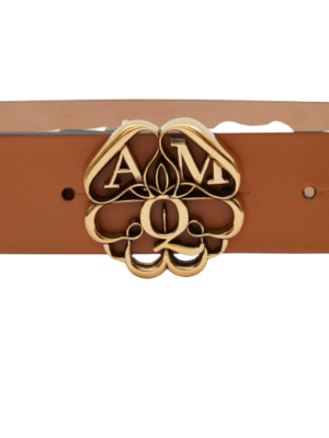 Alternative view of Thắt Lưng Alexander McQUEEN Seal Logo 'Tan' 6870741BRCD2002