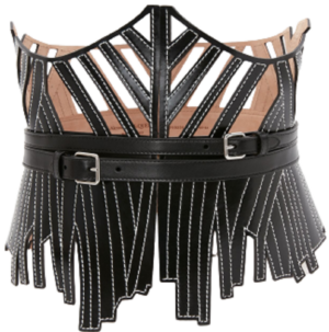 Thắt Lưng Alexander McQUEEN Cage 'Black' 7102201AAJB1000