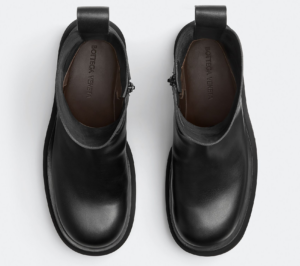 Giay Bottega Veneta Lug Boot 'Black' 716205VBS501000