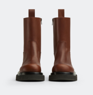 Giay Bottega Veneta Lug Boot 'Dark Chestnut' 716205VBS502287