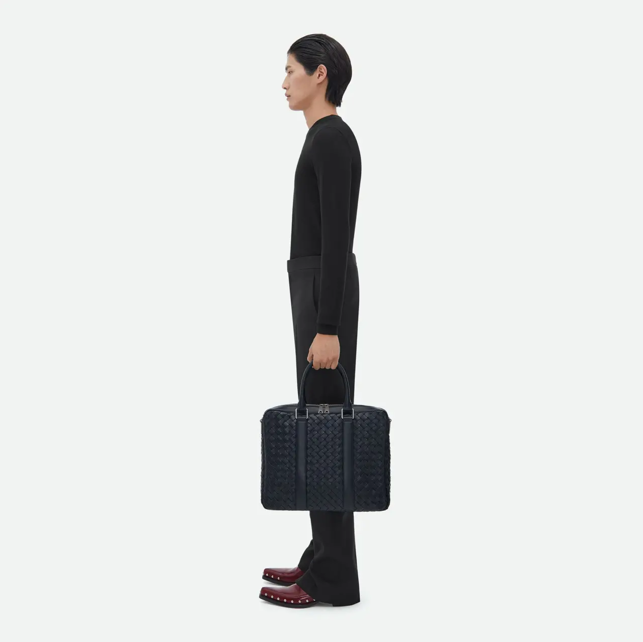 Tui Bottega Veneta Large Intrecciato Briefcase 'Space' 732069V2E418838