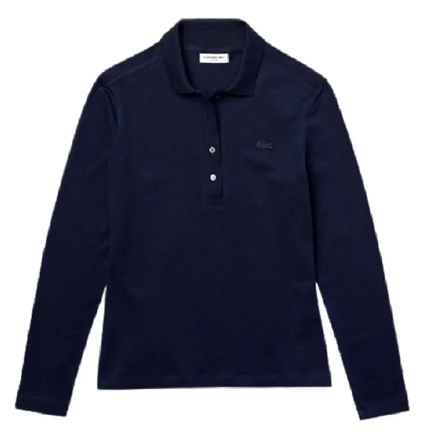 Áo Lacoste Women's 4-Button Slim Fit Long Sleeve Polo PF5464-20C-166