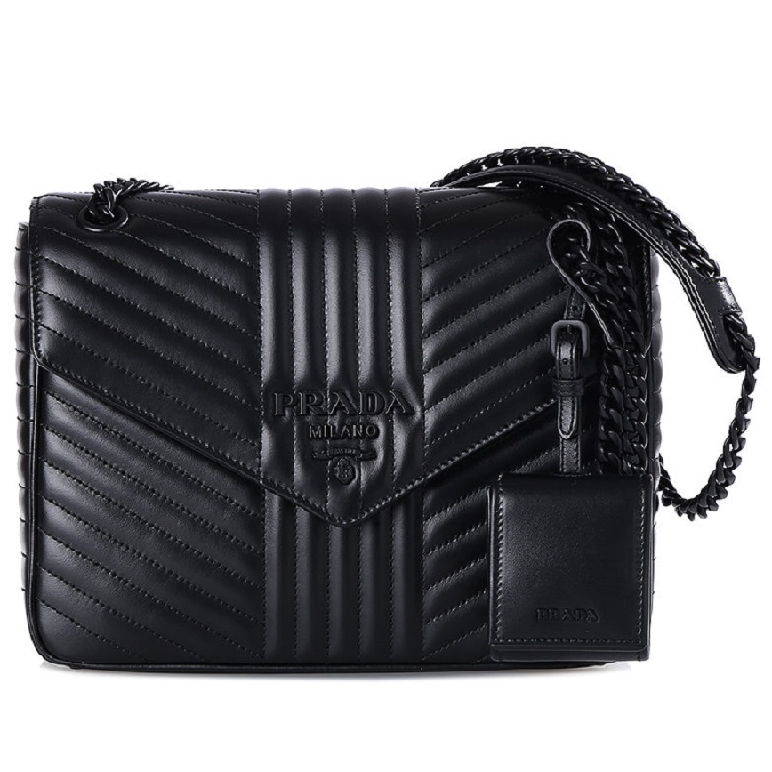 Túi Prada Diagram Leather Shoulder Bag 1BD226-WD91-F0ES9-ADO
