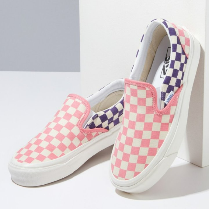 Giay Vans UA Classic Slip-On Purple Pink VN0A3JEX46A