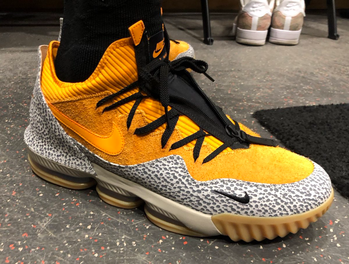 Giày Nike Atmos x LeBron 16 Low AC EP 'Safari' CI3358-800 - Ảnh 6