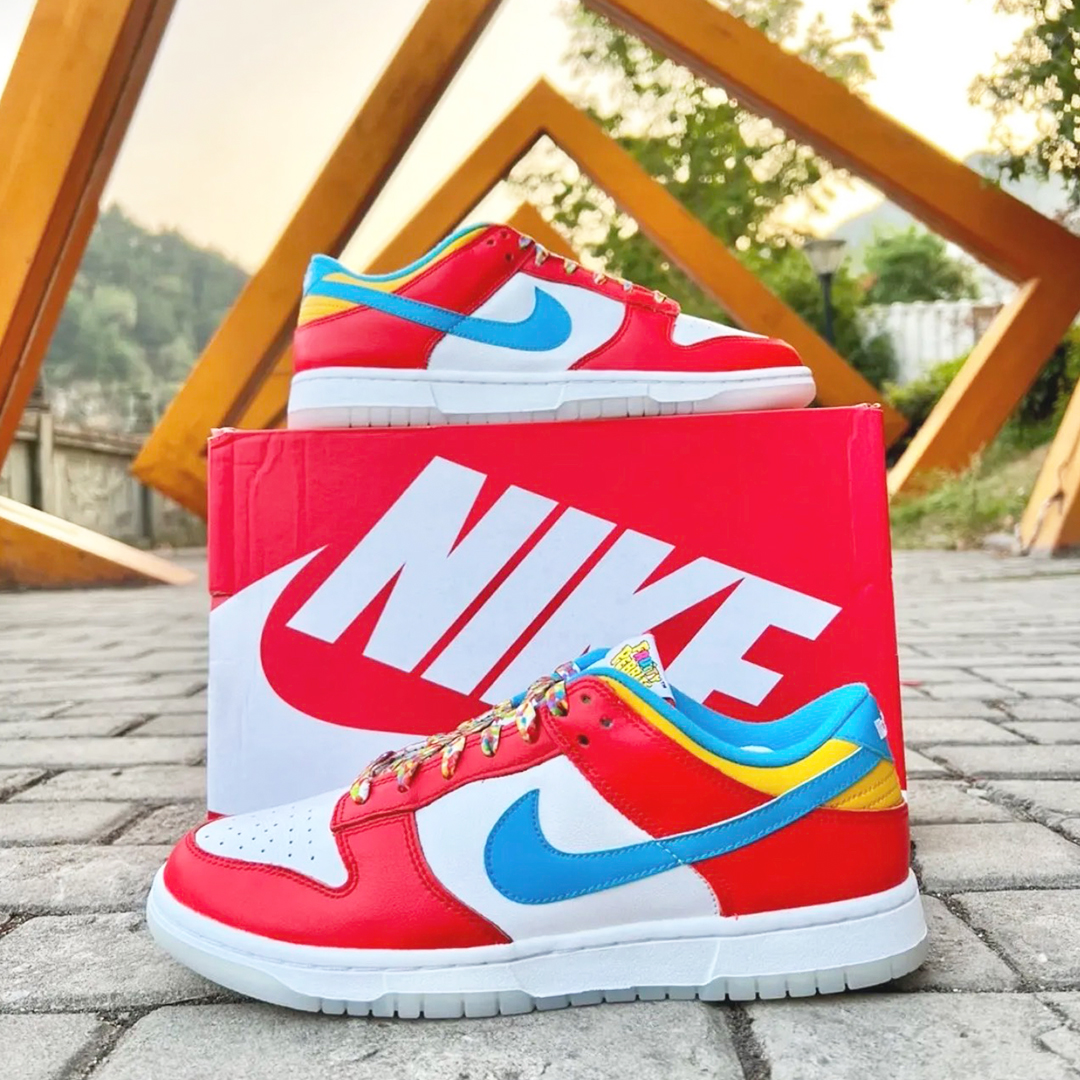 Giày Nike Dunk Low x LeBron James 'Fruity Pebbles' DH8009-600 - Ảnh 6