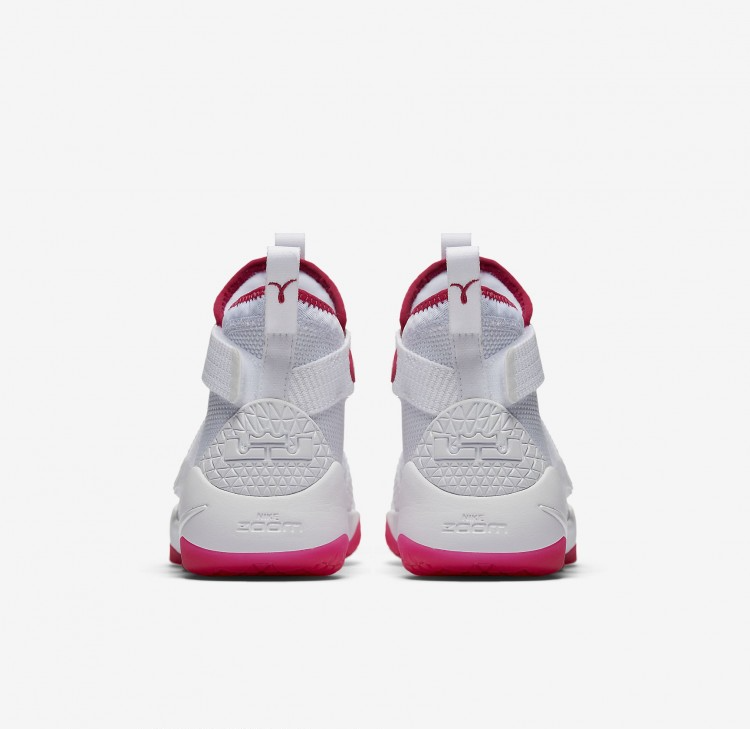 Giày Nike LeBron Soldier 11 'White Vivid Pink' 918369-102 - Ảnh 5