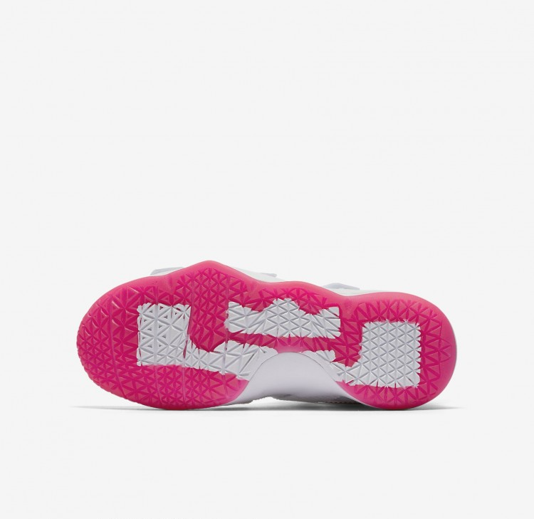 Giày Nike LeBron Soldier 11 'White Vivid Pink' 918369-102 - Ảnh 7