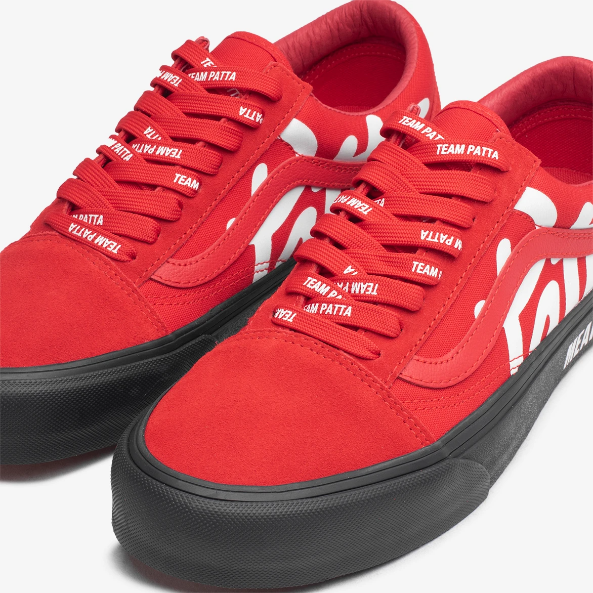 Giày Vans Patta x Old Skool VLT LX 'Mean Eyed Cat Red' VN0A4BVF5X8 - Ảnh 3