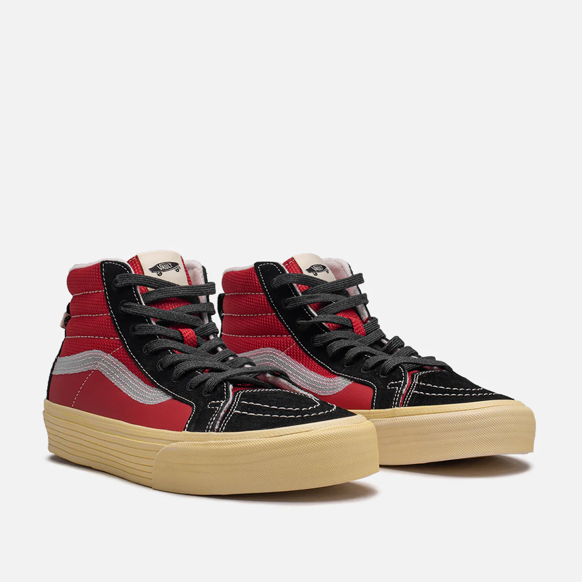 Giày Vans Sk8 Hi Notchback Split VR3 'Black Red' VN0A5FBH458 - Ảnh 3