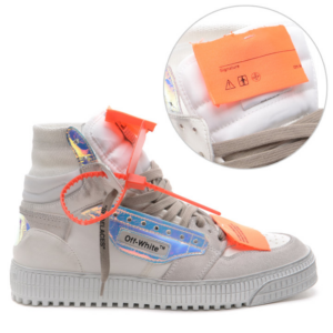 Alternative view of Giày Off-White Court High Iridescent FW19 OMIA065F19800039W-0118