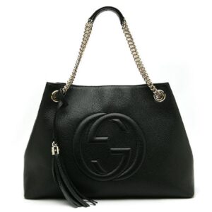 Túi Gucci Soho Discoline Tassel Chain 'Black'
