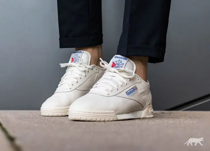 Giày Reebok Ex-O-Fit White Royal Blue AR3169 - Ảnh 4