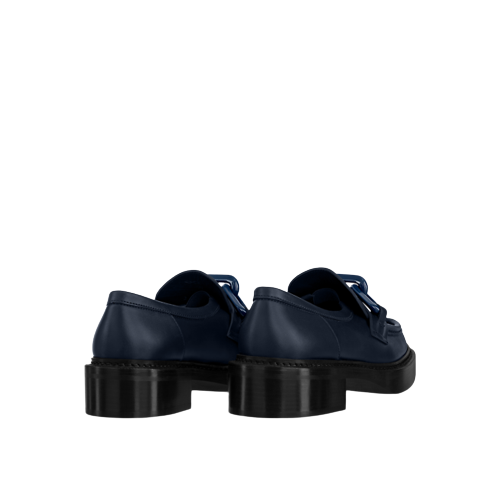 Giày Louis Vuitton Academy Loafers 'Navy Blue' 1A9R7S - Ảnh 3
