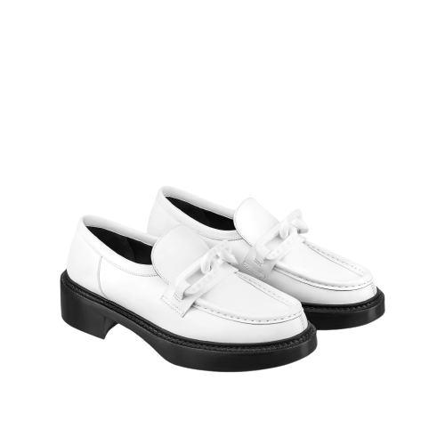 Giày Louis Vuitton Academy Loafers 'White' 1A9R7C - Ảnh 2