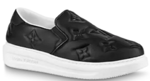 Giay Louis Vuitton Beverly Hills Slip On Trainers "Black" 1A9FAN