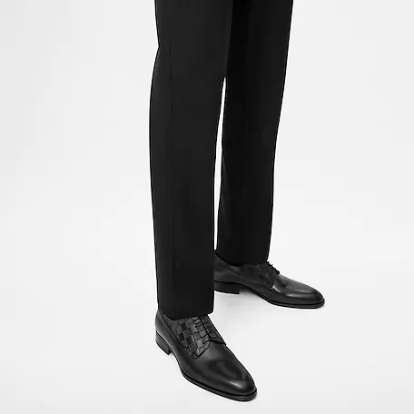 Giày Louis Vuitton Haussmann Derbies Black 1A7RM3 - Ảnh 4