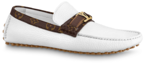 Giày Louis Vuitton Hockenheim Mocassins 'White' 1A9I6D