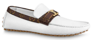 Giày Louis Vuitton Hockenheim Mocassins White 1A9I65