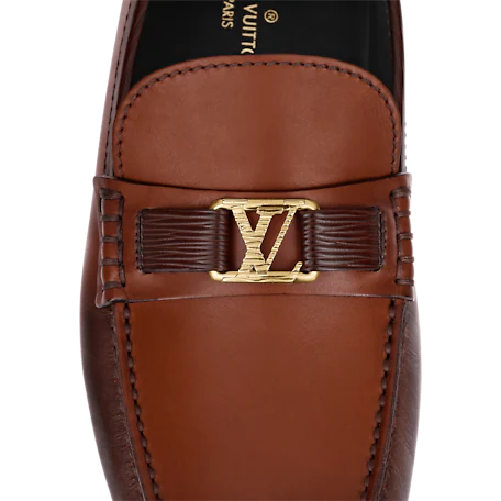 Giày Louis Vuitton Hockenheim Moccasins Cognac 1A8YO6 - Ảnh 2
