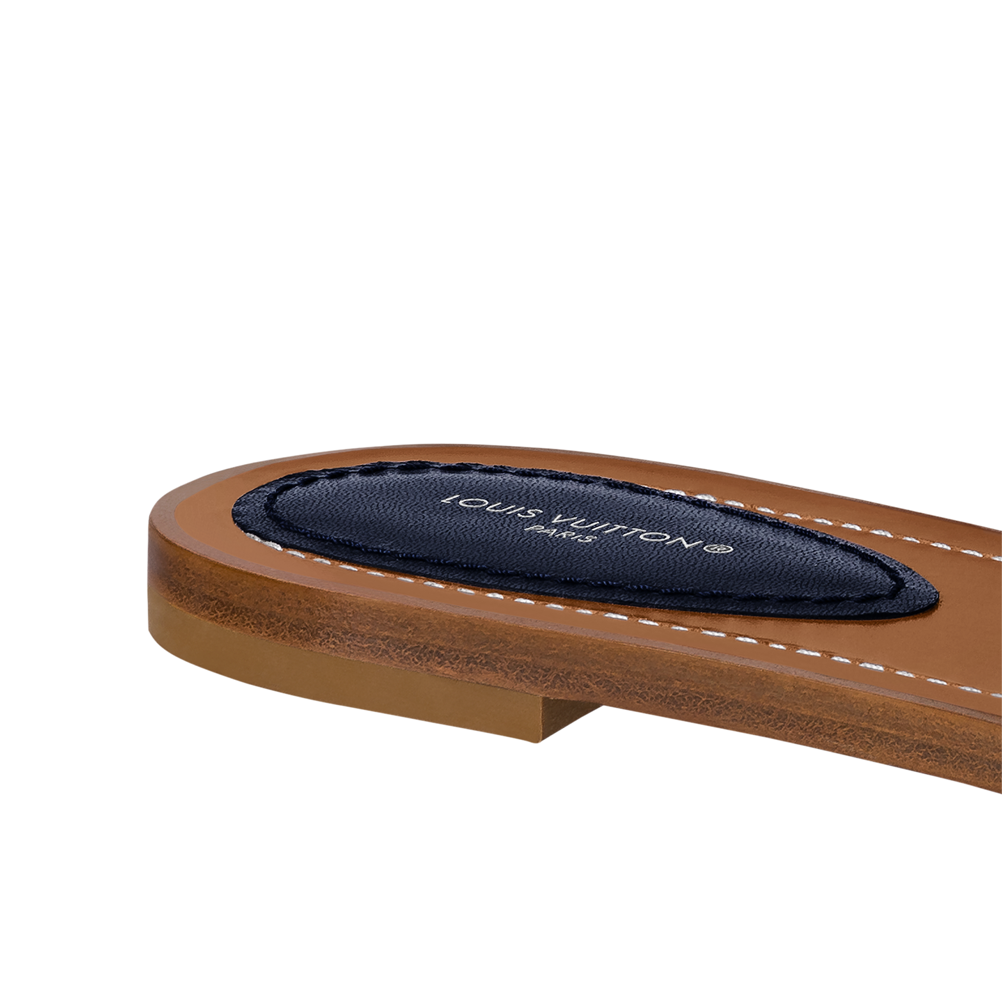 Dép Louis Vuitton Lock It Flat Mules 'Blue' 1AADIV - Ảnh 5