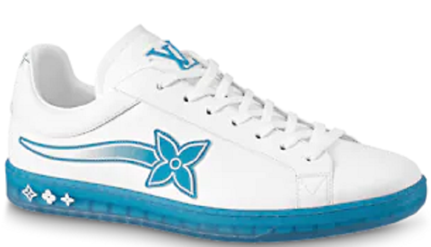 Giay Louis Vuitton Luxembourg Samothrace Trainer "Blue" 1A9FZ5