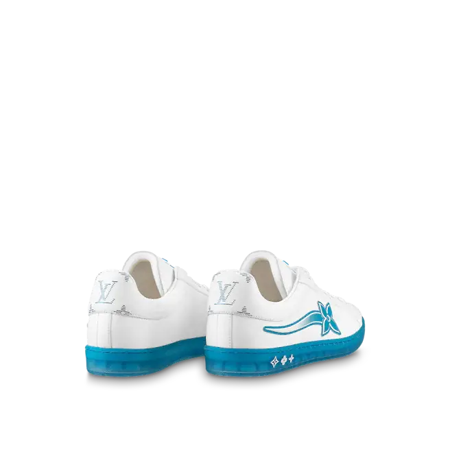 Giay Louis Vuitton Luxembourg Samothrace Trainer "Blue" 1A9FZ5